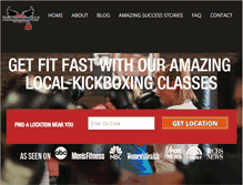 Tablet Screenshot of ilovekickboxing.com